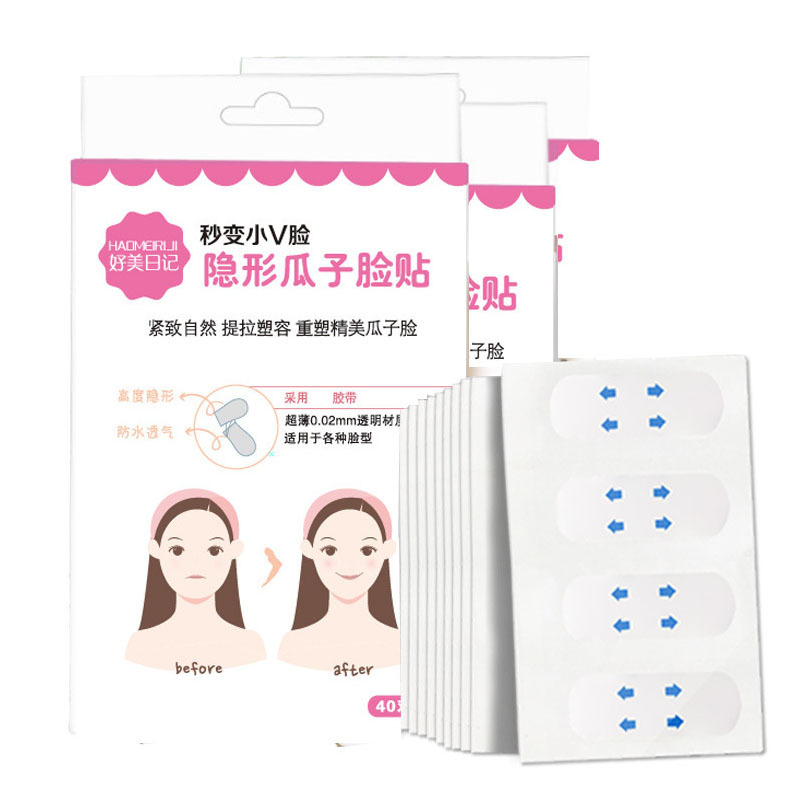 Good Beauty Diary V Face Stickers Vibrato With The Same Spot V Face Stickers Small Face Tape Korea Ins With The Same Style In A Box
