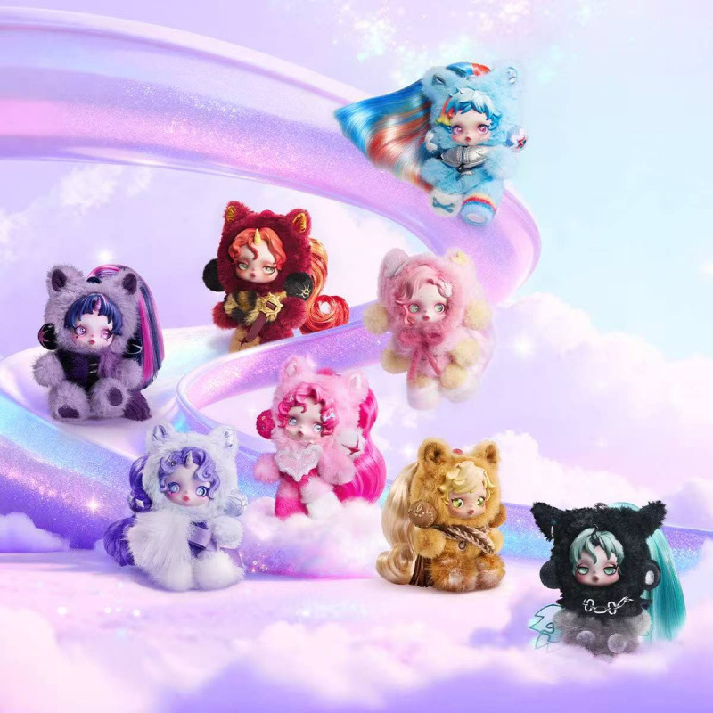 Skullpanda My Little Pony Colorful Party Vinyl Sp Series Bubble Series Blind Box Pendant Plush Doll Skullpanda My Little Pony Colorful Party Vinyl Sp Series Bubble Series Blind Box Pendant Plush Doll