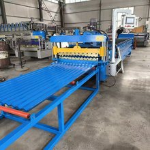 彩钢压瓦机屋面瓦设备 双层压瓦成型机械