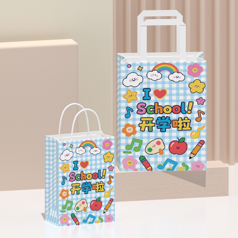 Bolsa de papel kraft bolsa de mano personalizada Logo personalizado bolsa de comida para llevar bolsa de regalo de papel kraft