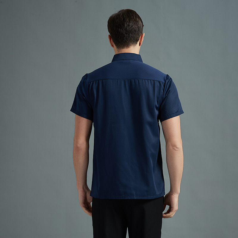 Chef ropa de trabajo chef ropa de manga larga manga corta invierno verano hombres y mujeres blanco negro azul restaurante cocina ropa de trabajo