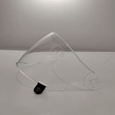Suitable for Bell Bell Retro Motorcycle Helmets, Bullitt Flat Lens, Aurora Electroplating, Day and Night Use (Dəbilqə (Kaska) aksesuarları) - transparent