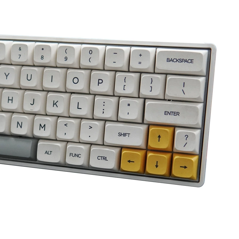 [Cross -border hot sales] Молочная шариковая клавиатура светодиодная мини клавиатура 63 клавиши для игровой клавиатуры