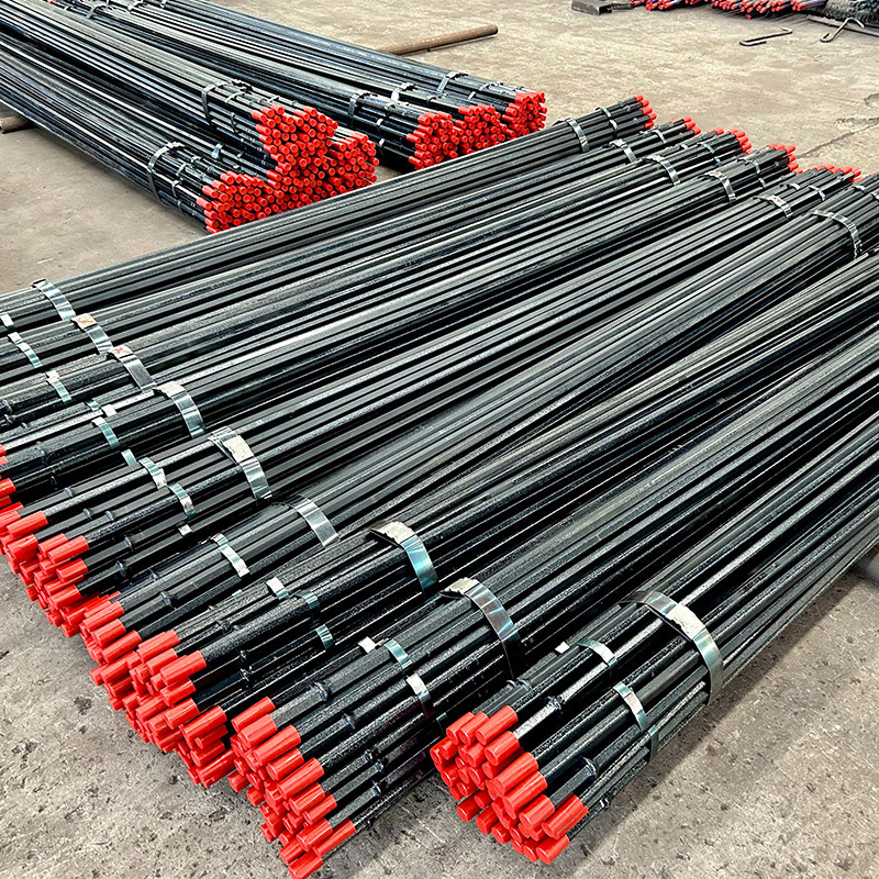 Mina varilla de perforación de alta calidad B22 varilla de perforación de roca varilla de perforación hexagonal tubo de perforación de aire hueco Túnel de perforación de roca varilla de perforación de aire
