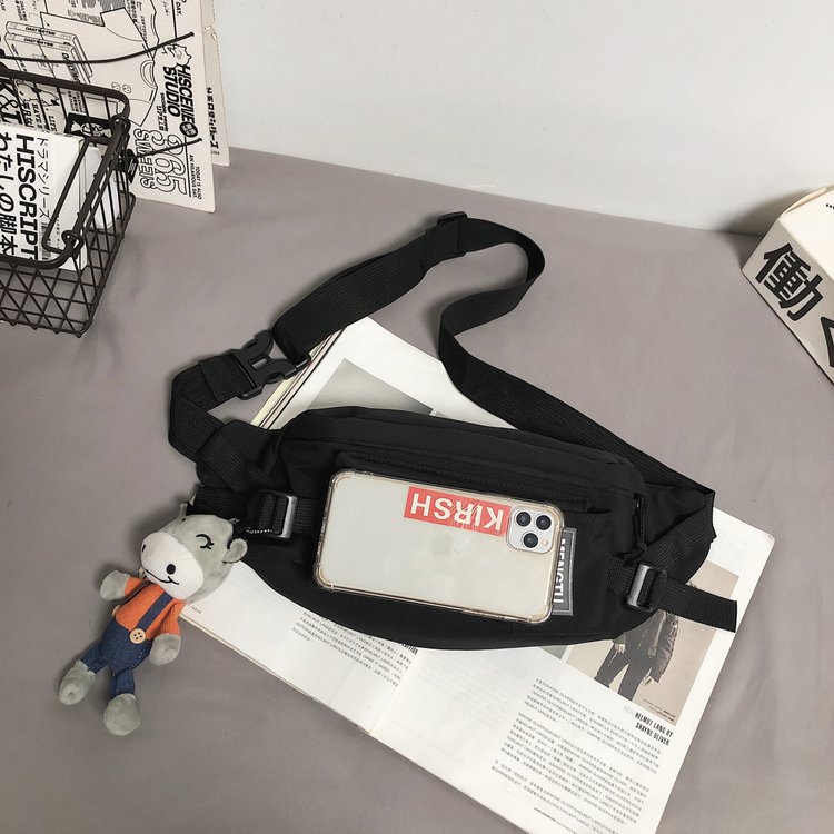 Small Nylon Letter Streetwear Square Zipper Crossbody Bag display picture 115