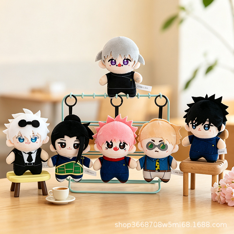 2D character keychain accessories, anime figurines, plush toys, cartoon game dolls wholesale