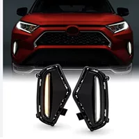 Подходит для дневных ходовых огней Toyota 20-23 RAV4, новых передних противотуманных фар RAV4 Rongfang, светодиодных дневных ходовых огней, рулевого управления
