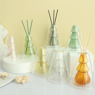 Christmas tree aromatherapy bottle Small Bottle perfume essential oil fragrance fire-free volatile household rattan dry Vase decoration