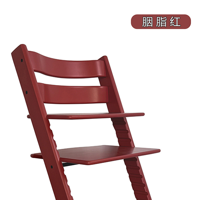 子供用成長椅子、ブナ材ベビーチェア、無垢材多機能調節可能な食事椅子セット、ベビーダイニングチェア、学習椅子