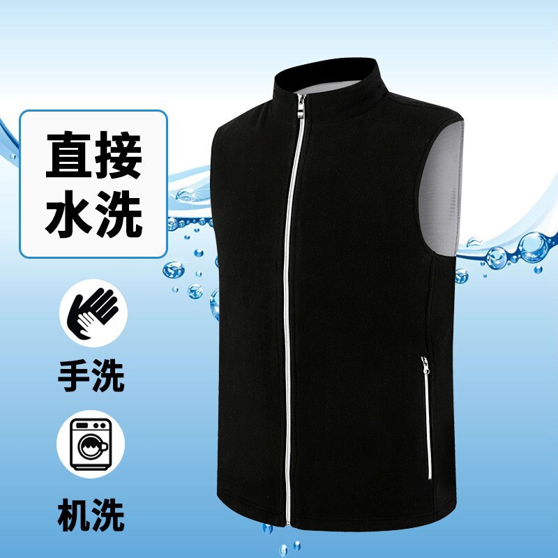 Polar fleece heating vest intelligent heating electric clothes winter outdoor ski warm clothes cold-proof heating clothes jacket