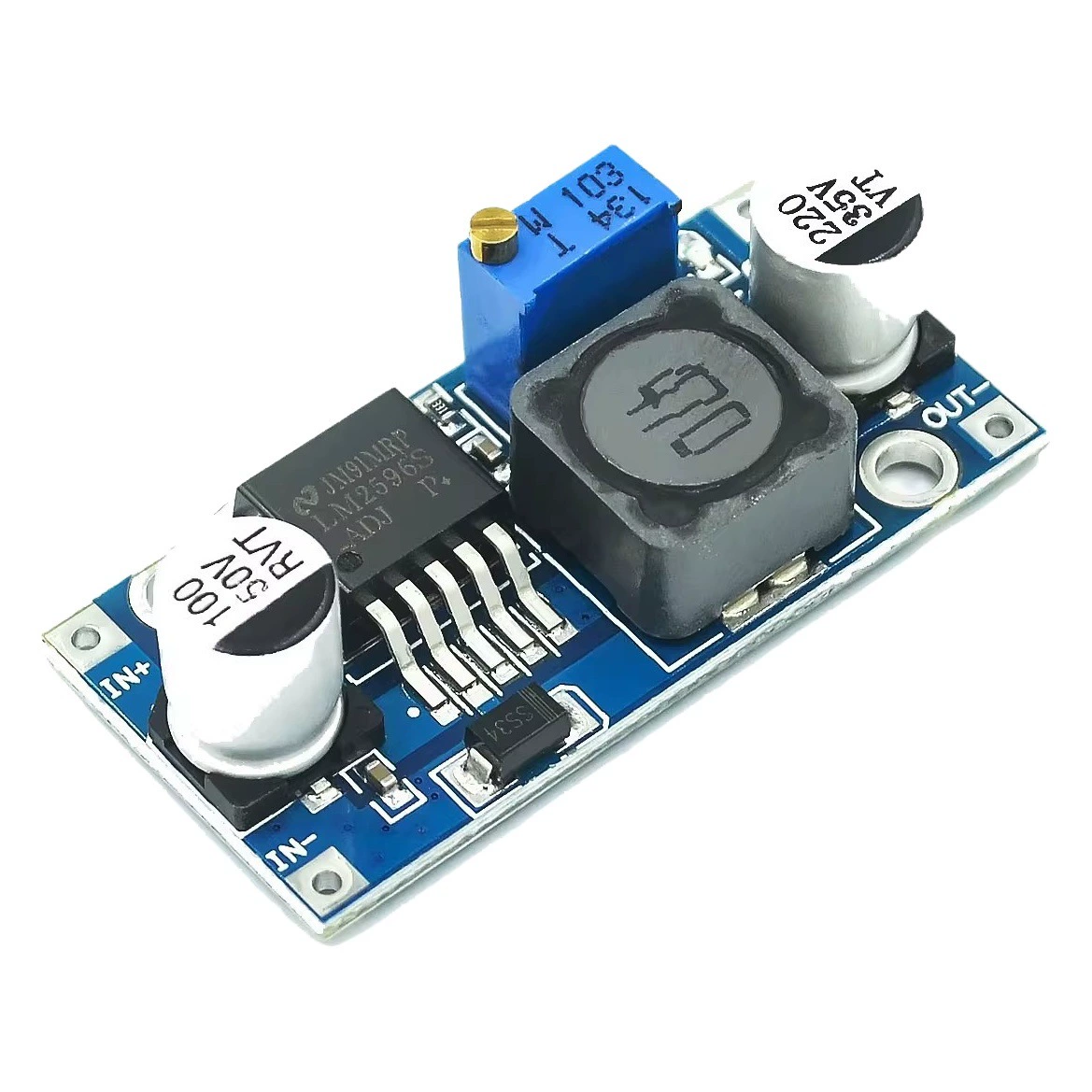 LM2596S DC-DC понижающий модуль питания с фиксированным выходом 3,3 В/5 В/12 В BUCK 3A Регулируемый понижающий