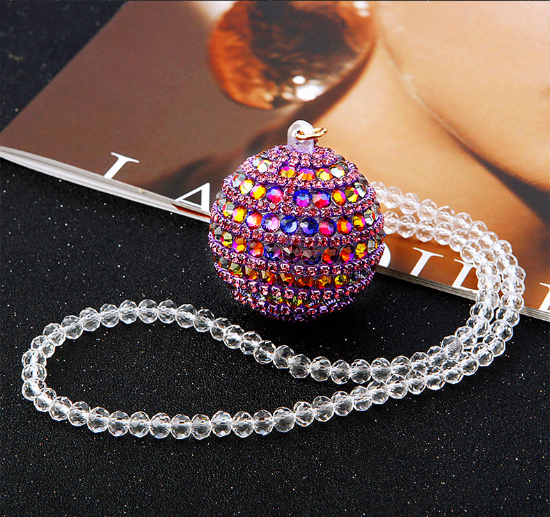 Luminous Christmas Ball Car Ornaments High-end Interior Pendants display picture 1