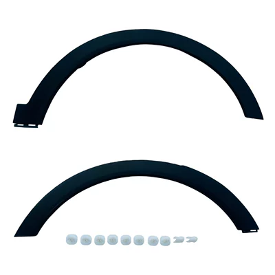 Wheel eyebrow and rear wheel arches, wheel