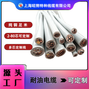 Servo Motor Oil-Resistant Cable, Mechanical Equipment Flexible Cable, Power Cable, Corrosion-Resistant Multi-Core Cable Combination Manufacturer