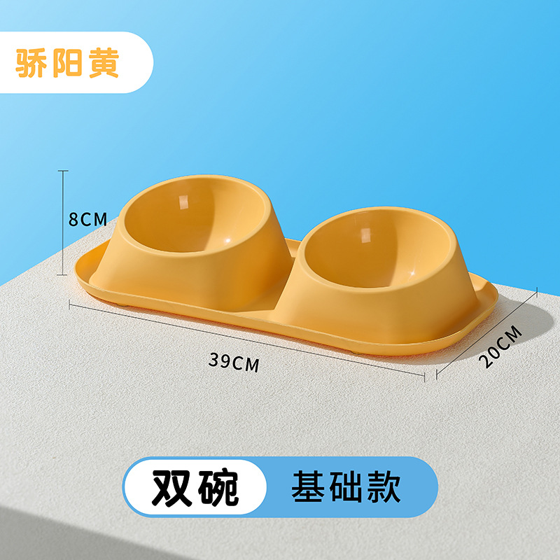 Protector de cuello para gatos Tazón doble de acero inoxidable Tazón para gatos anti-volteo Tazón para perros Tazón para perros a prueba de fugas de gran capacidad Tazón para perros Tazón para gatos Tazón para mascotas