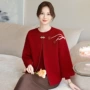 秋冬季新款妈妈中老年开衫
