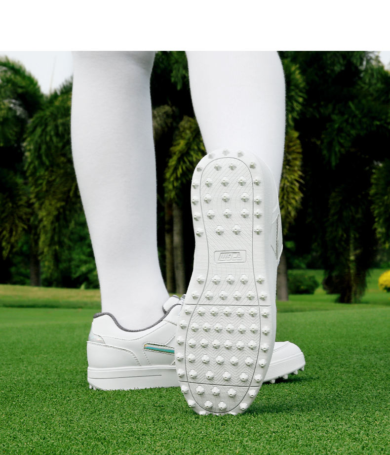 Giày chạy bộ nữ đế foam tăng chiều cao, chống trượt, thoáng khí, phong cách Hàn Quốc — XZ267-Trắng Ánh Màu chi tiết 8