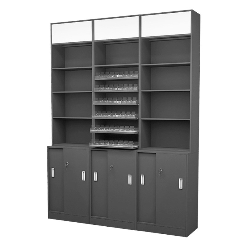 Supermarket Convenience Store Tobacco and Wine Cabinet Specialty Tobacco Tea Cigarette Display Cabinet Integrated Shelf Combination Cashier Counter
