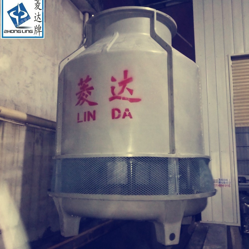 广东阳江普宁廉江圆形冷却塔冷水塔工业塑胶业降温凉水塔10T40T60