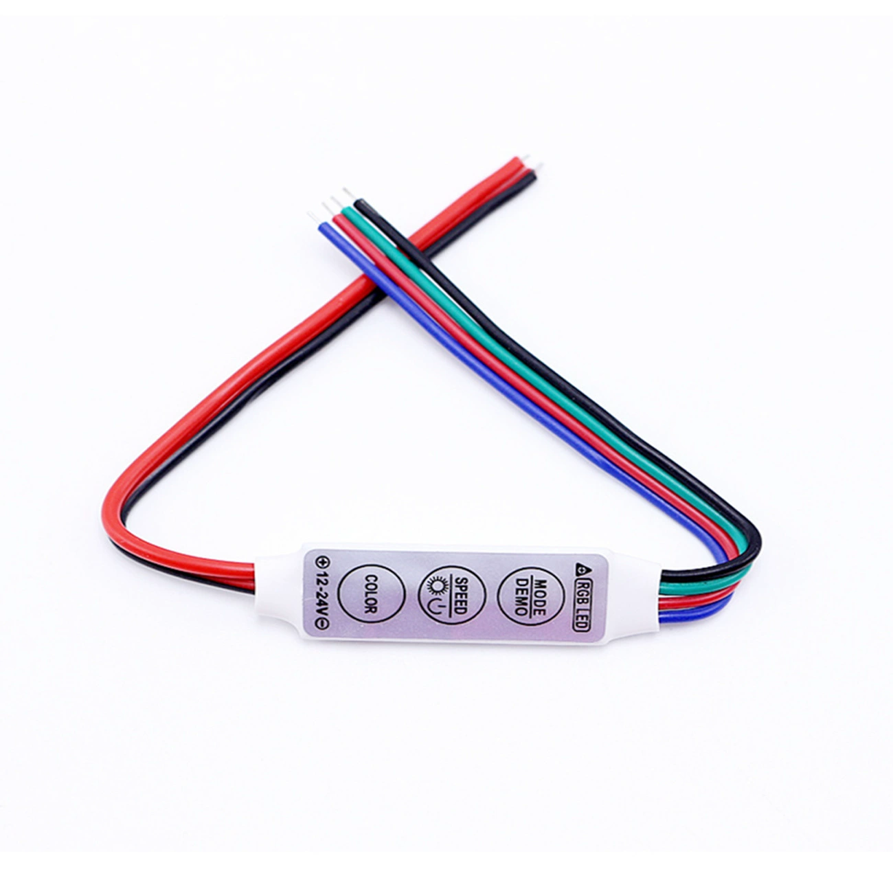 Цветной LED контроллер, лампа, ультра тонкий светодиодный лент, 3 клавиши, 5V, 24V
