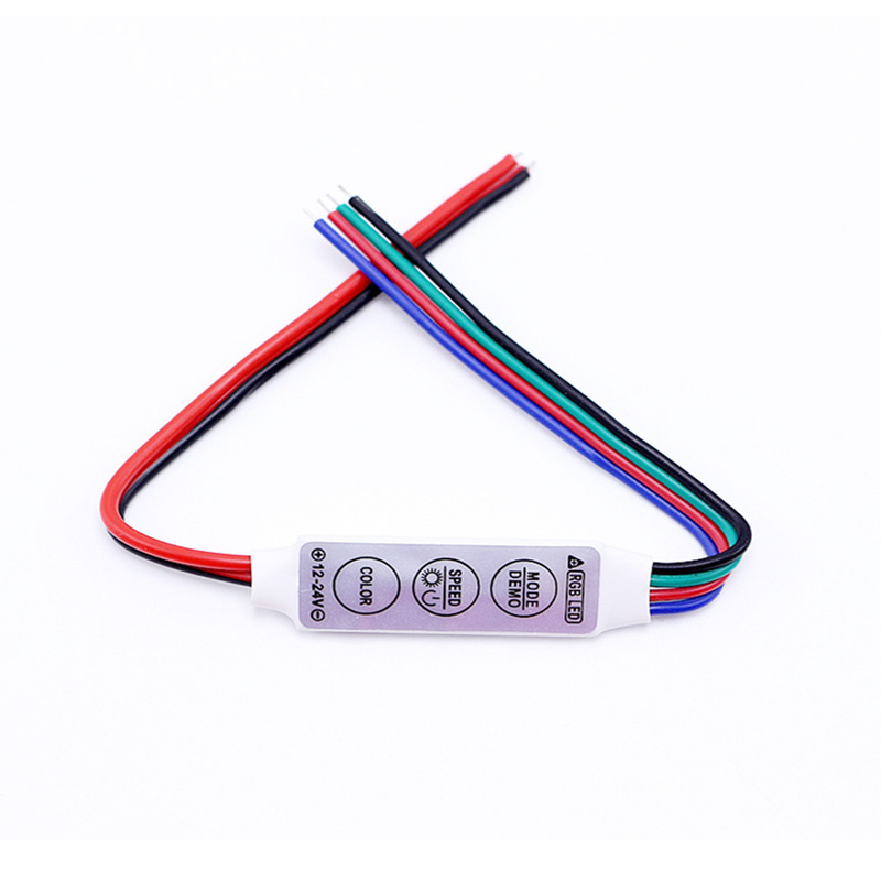 3 Key RGB colorful controller LED strip light strip Controller 5V-24V micro ultra-thin dimmer 3 Key RGB colorful controller LED strip light strip Controller 5V-24V micro ultra-thin dimmer