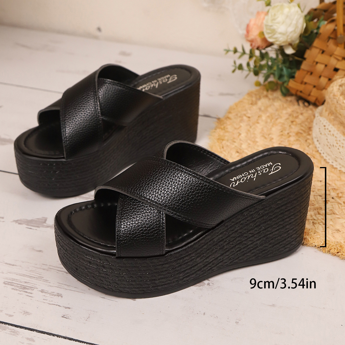 Women's Wedge Platform Strap Sandals For Summer Casual Wear_voghion.com