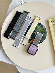 Spring and summer breathable nylon Velcro apple band for Apple Watch 98765413 universal men and women's style