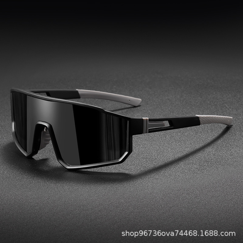 Gafas de ciclismo de montura grande europeas y americanas transfronterizas Gafas de sol a prueba de viento para deportes al aire libre para hombres Gafas de una pieza para montañismo para mujeres Gafas de esquí