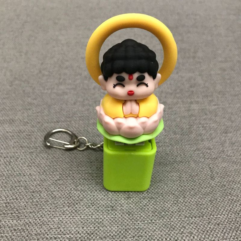 国潮麻雀財運ボイスキー レッド中（音声付き）キーホルダー ペンダント クリエイティブトイ ストレス解消グッズ|undefined