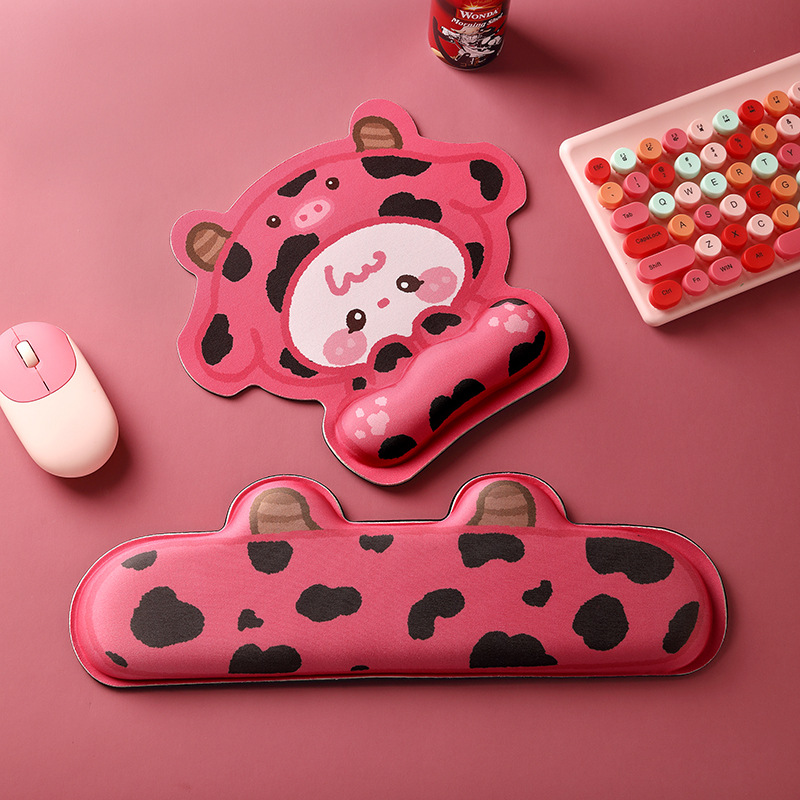 Alfombrillas de ratón transfronterizas, divertidas y variadas, reposamuñecas, alfombrillas de ratón de alta calidad con formas especiales, alfombrillas de ratón de dibujos animados para hombres y mujeres