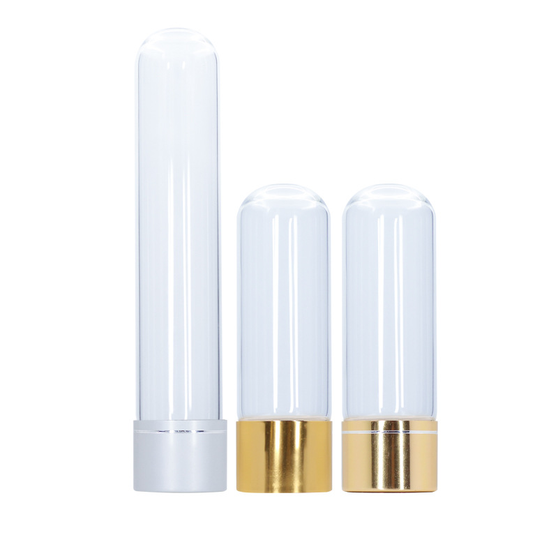 Botella de mascarilla de 30 ml, botella de vidrio transparente de fondo plano y fondo redondo de 40 ml con control de deriva, para cosméticos.