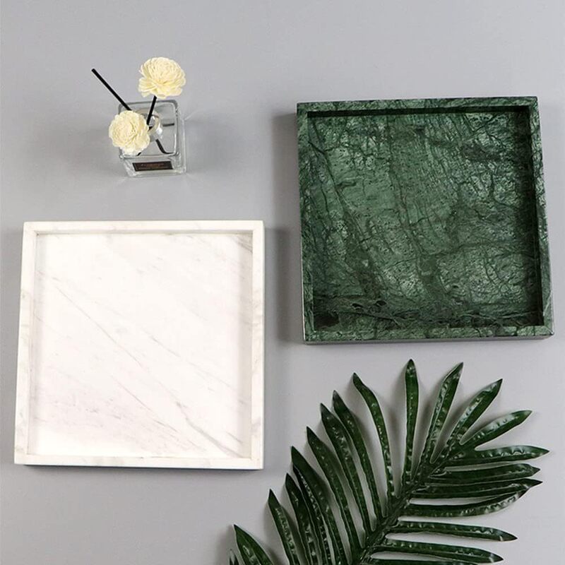 Marble Tray Nordic Simple Style Jewelry Storage Tray Home Decoration Hotel Washstand Tray Wholesale