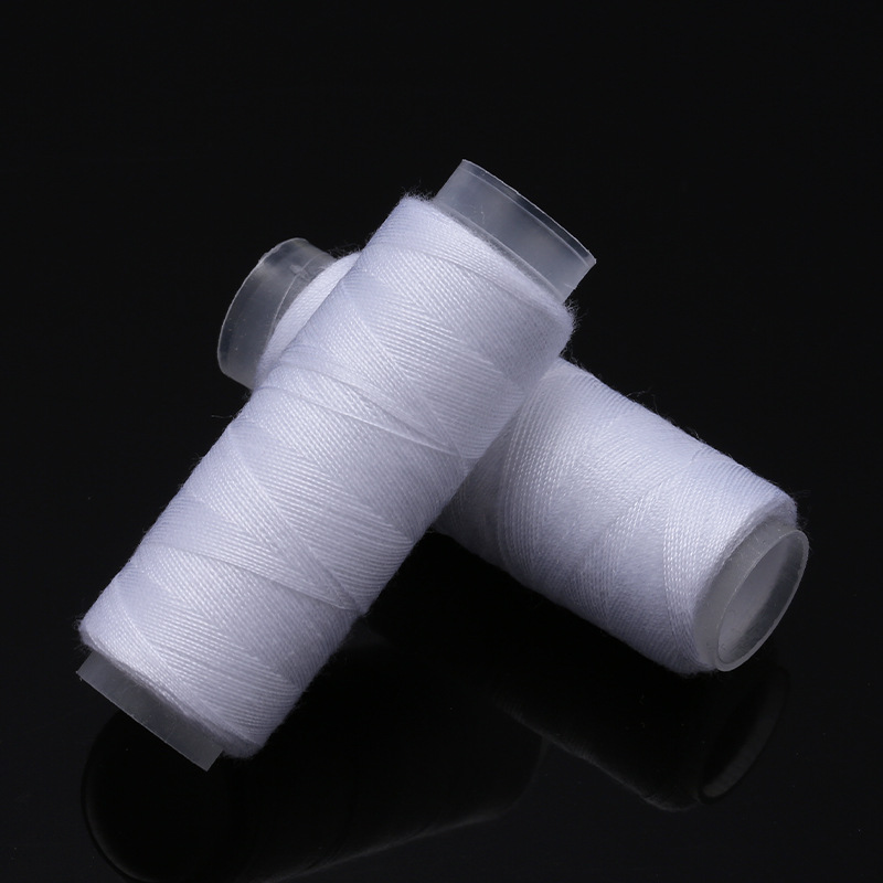 Mayorista línea de costura casera colorida costura manual rollo pequeño 402 línea de máquina de coser hecha a mano ropa DIY poliéster costura manual image 8