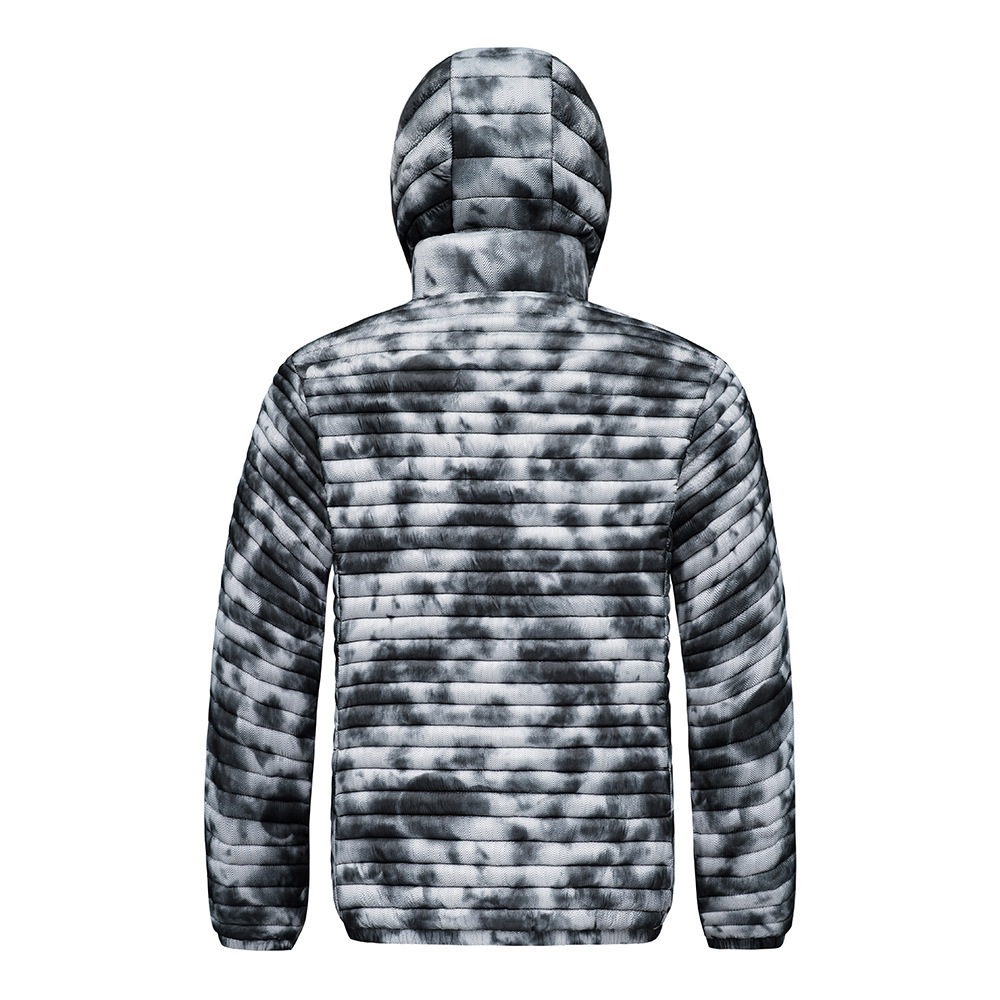 Rib Suit Padded Jacket Men's Removable Cap Thickened Camouflage Padded Jacket Men_voghion.com
