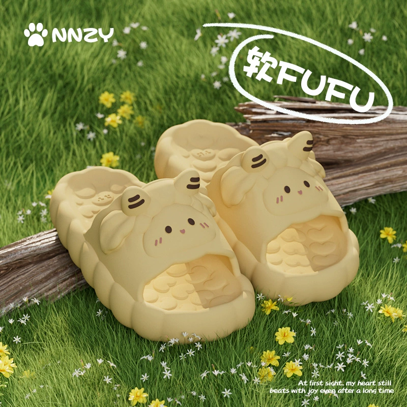 Детские тапочки Nangbo Wan Летняя девочка Симпатичные ягненки купаются в домашней ванной нескользящей мягкой подошвы родитель-ребенок