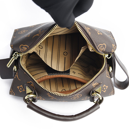 Hand-held women's bag  new summer versatile casual Boston bag Instagram popular fashionable shoulder crossbody bag