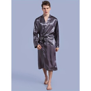 D 78876 Lightweight Silk-Like Robe �z˯�� �W���羳