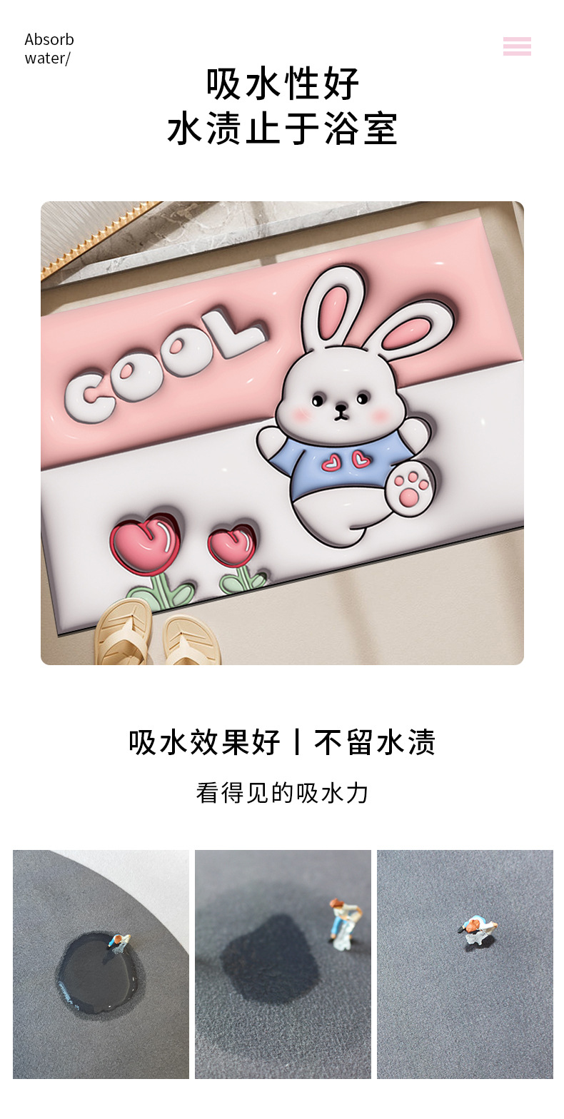 地毯,地垫,膨胀地垫,科技绒地垫,浴室地垫