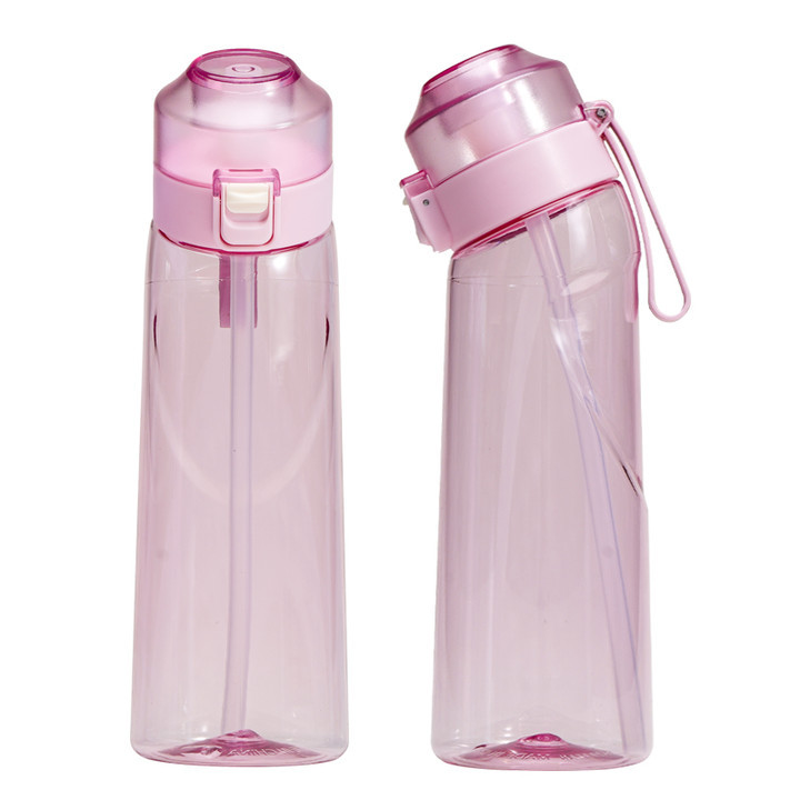 Tazas de fragancia calientes para jugar con vasos de agua sin logotipo pajitas resistentes a altas temperaturas botella de agua sabor anillo de fragancia verde hervidor de agua