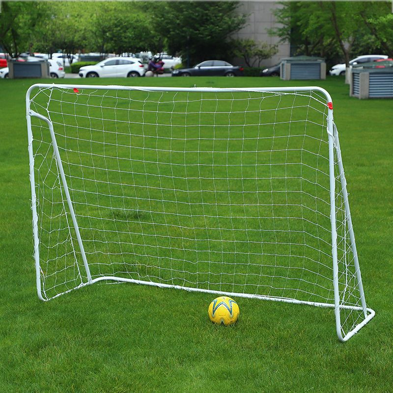 Portería de Fútbol Portátil de Acero Movible para Deportes de Pelota