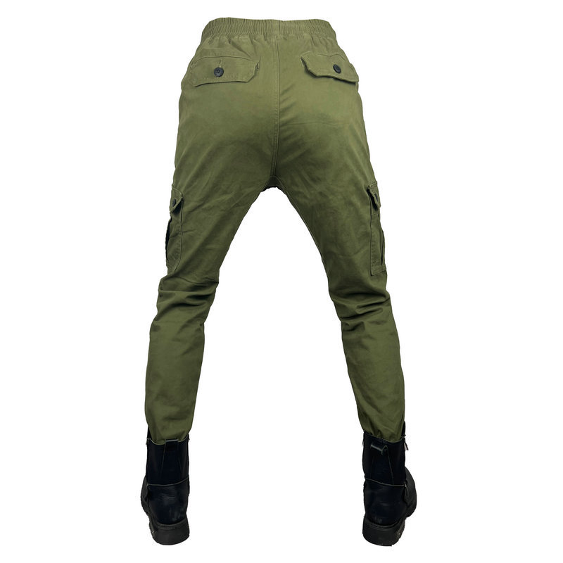 LOONG BIKER pantalones de montar en motocicleta de los hombres de la motocicleta multi-bolsa casual pantalones anti-caída tobillo-atado equipo de protección pantalones de la motocicleta