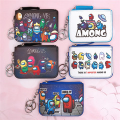 Game Accessories Card Holder Work ID Badge Lanyard Keychain Space Werewolf Card Game Case Coin Purse Card Holder Wallet