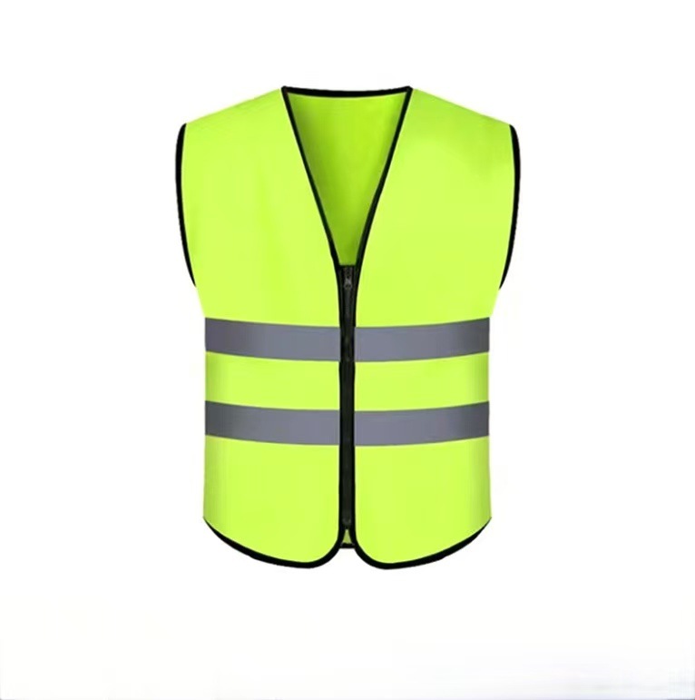 Chaleco reflectante multibolsillo chaleco reflectante chaleco reflectante seguridad construcción de ingeniería de construcción fábrica de tráfico en stock