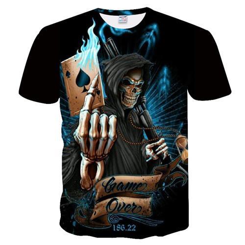 Skull T-shirt in Different Color