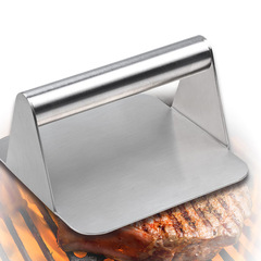 Hamburger Packer 304 Stainless Steel Meat Press Paddle Burger Patty Press Mold Handheld Burger Patty Presser Meat Mold