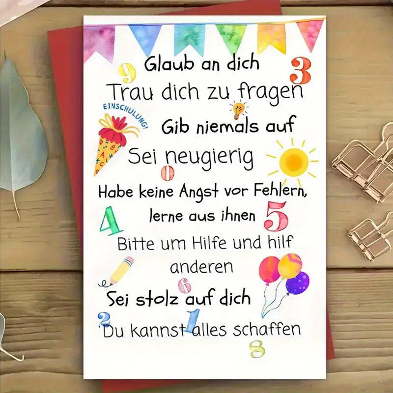 封筒付きの国境を越えた人気の誕生日グリーティング カード、面白い英語の文字、写真付き、あらゆるスタイルに使用でき、緊急注文も受け付けています。|undefined
