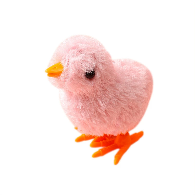 Plush cartoon wind-up toy, children's creativity