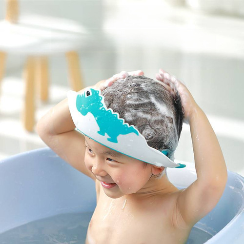 Baby shower hat, waterproof, ear protection, anti-leak hair wash hat for infants