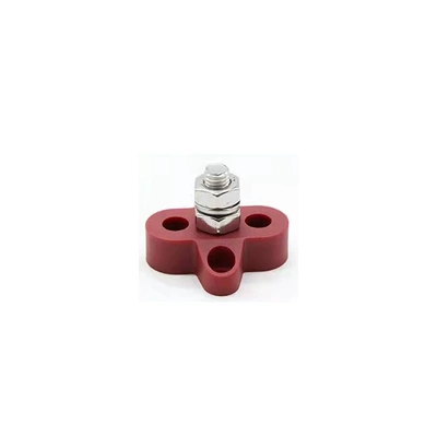 Power supply, ignition system accessories equipment heavy duty single double - m8-single-connection-bolt-red-one