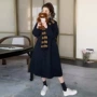 处理大码孕妇宽松连衣裙